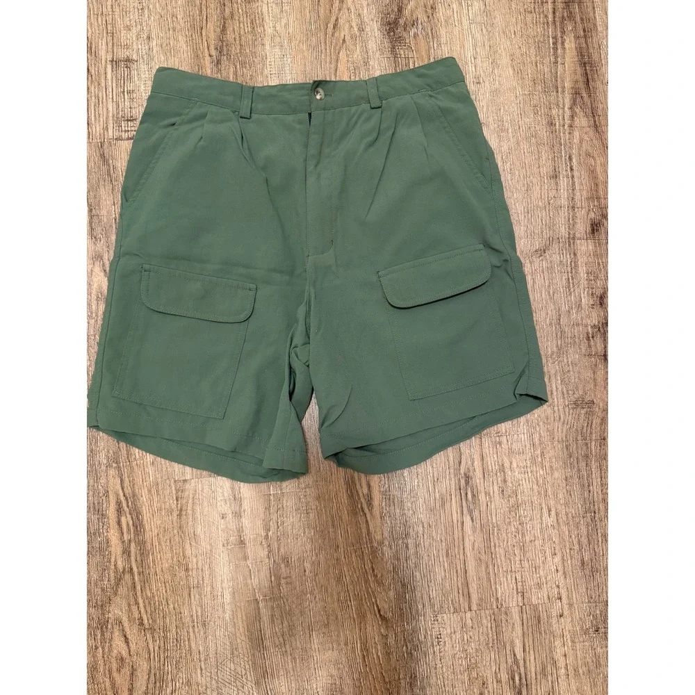 Lion Apparel USDA Forest Service Cargo‎ Shorts Green Size 34 Official Uniform